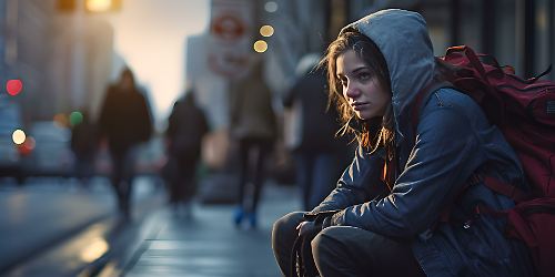 Einsame jugendliche Person Symbolbild Foto Max AdobeStock mit KI erzeugt