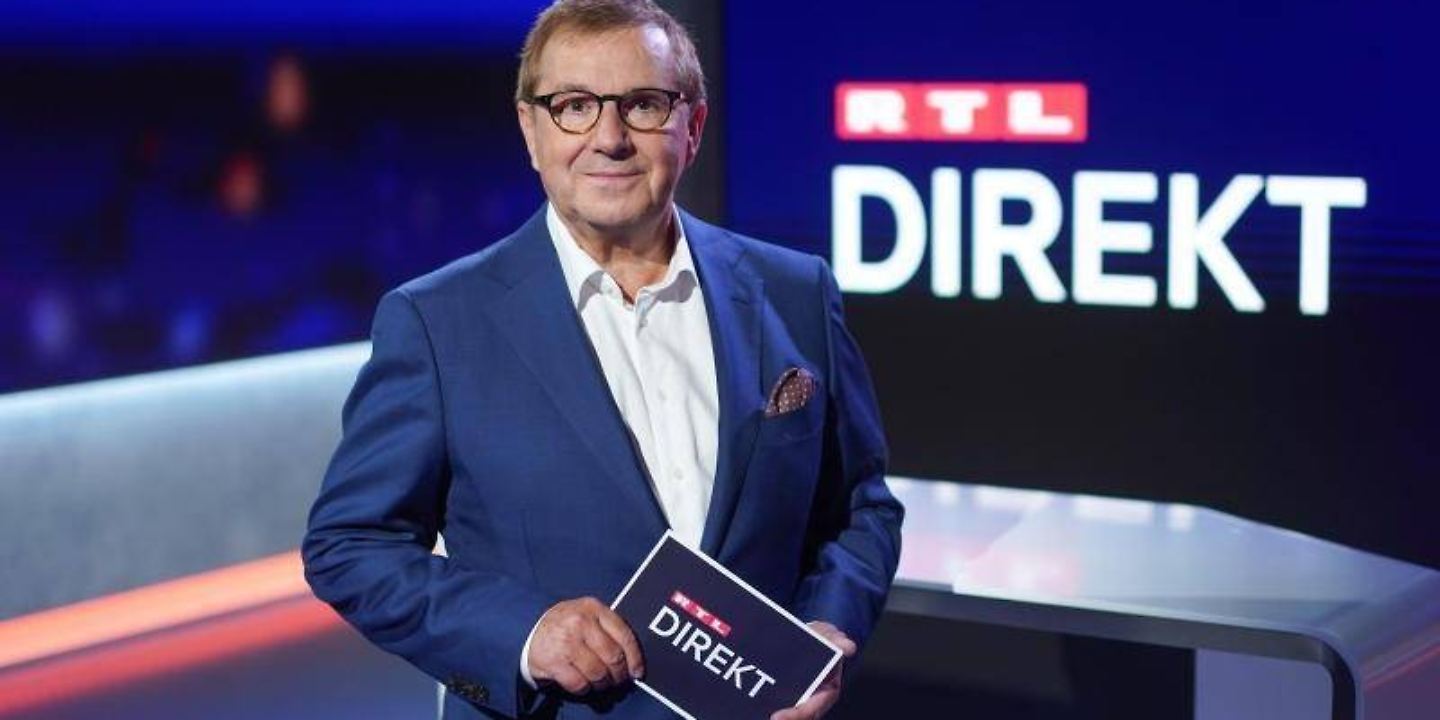 "RTL Direkt" mit Jan Hofer  - Foto: Jörg Carstensen/dpa